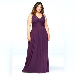 Purple Cross-Back Dress